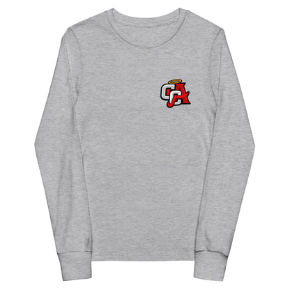 Performance | Youth Long Sleeve T-Shirt | Cross City Angels | Angelic Fury Logo