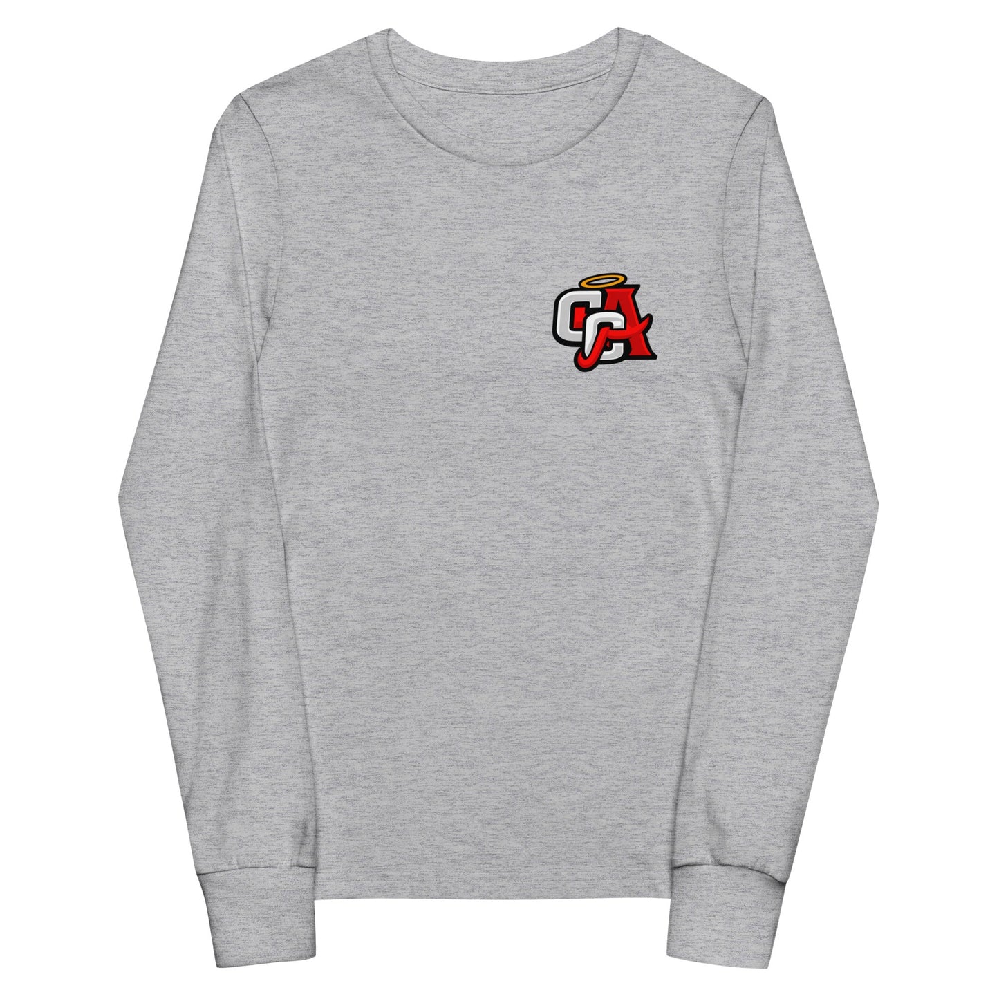Performance | Youth Long Sleeve T-Shirt | Cross City Angels | Angelic Fury Logo