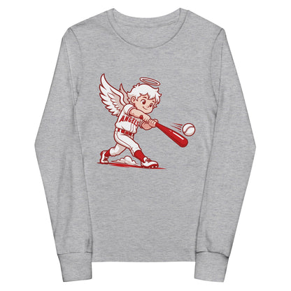 Performance | Youth Long Sleeve T-Shirt | Cross City Angels | Mascot Logo