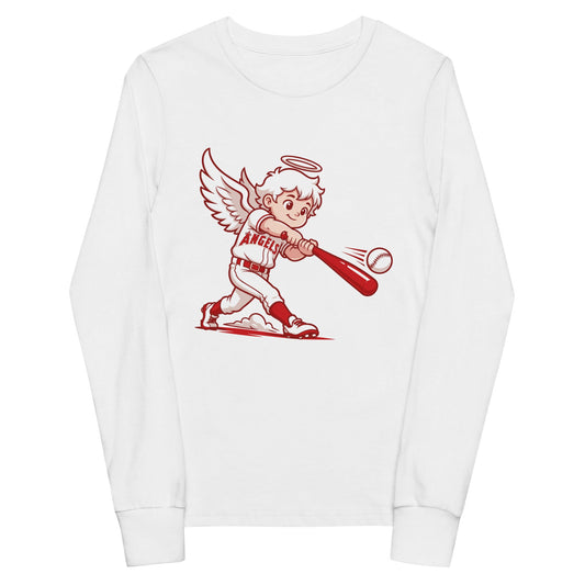 Performance | Youth Long Sleeve T-Shirt | Cross City Angels | Mascot Logo