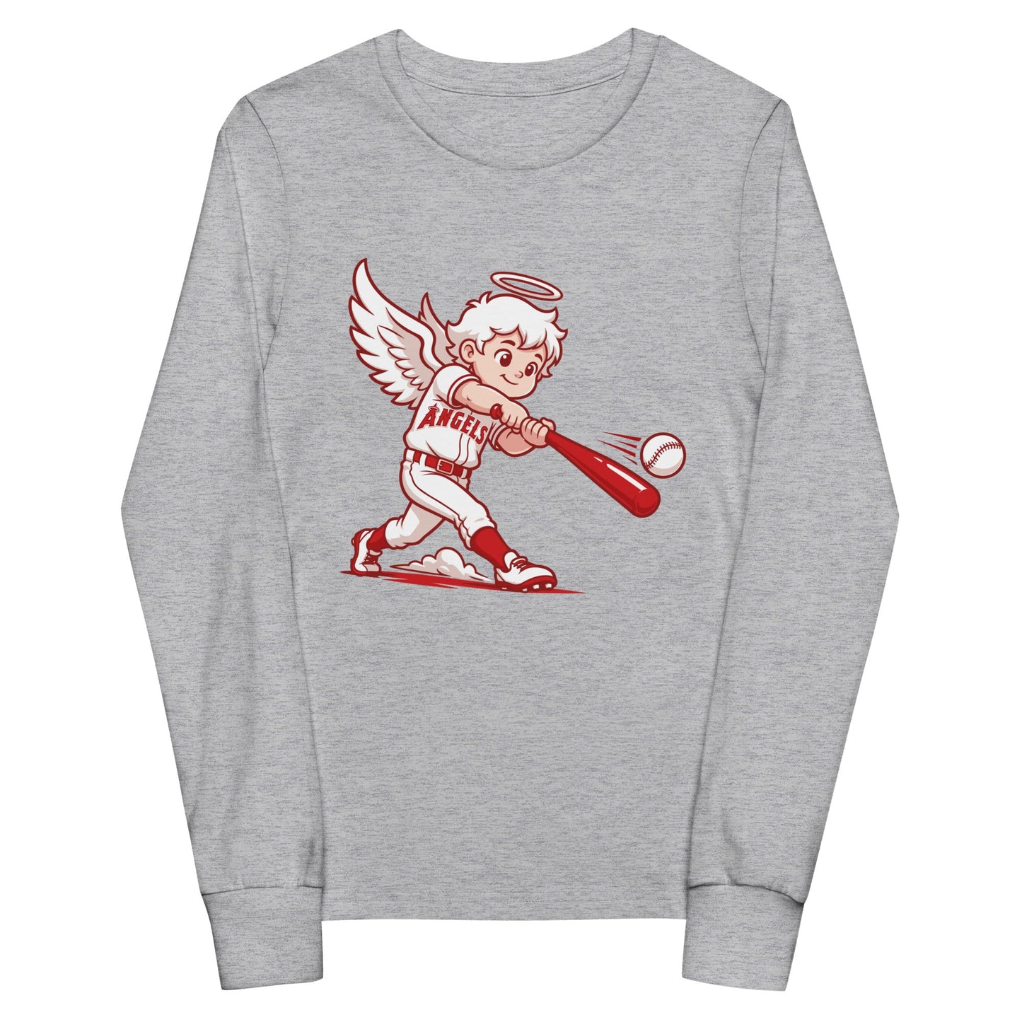 Performance | Youth Long Sleeve T-Shirt | Cross City Angels | Mascot Logo