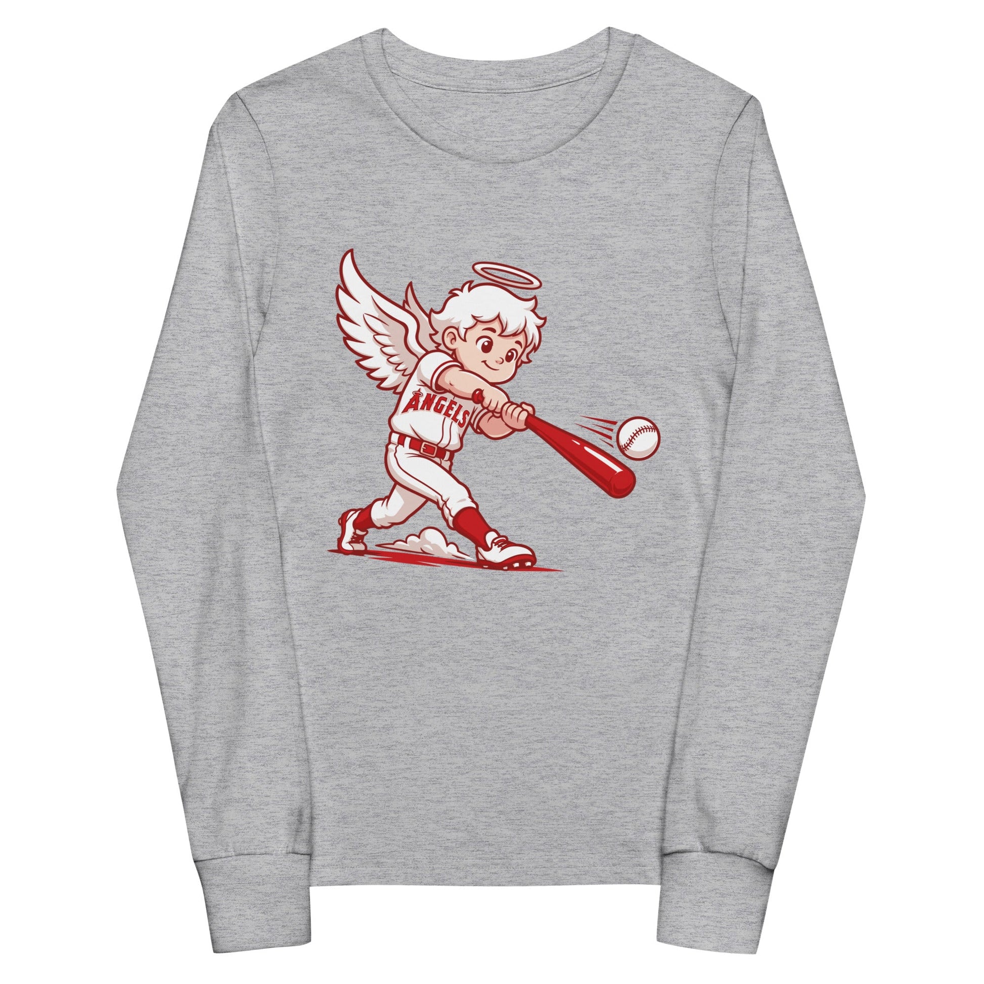 Performance | Youth Long Sleeve T-Shirt | Cross City Angels | Mascot Logo