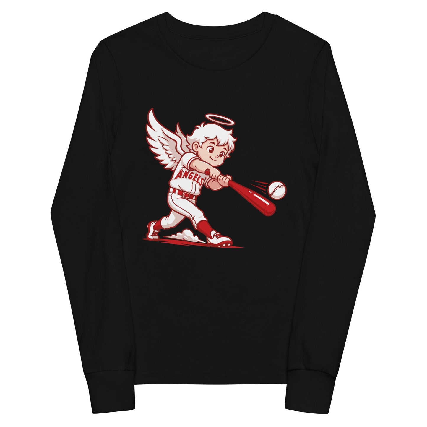Performance | Youth Long Sleeve T-Shirt | Cross City Angels | Mascot Logo