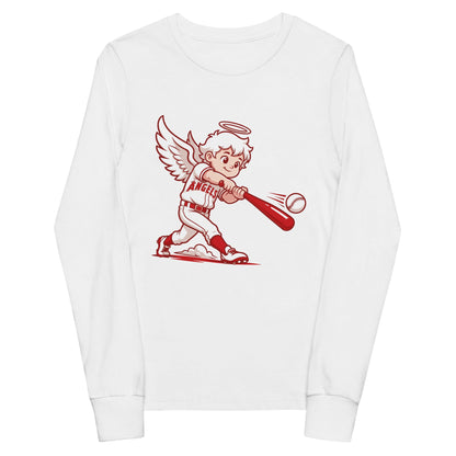 Performance | Youth Long Sleeve T-Shirt | Cross City Angels | Mascot Logo