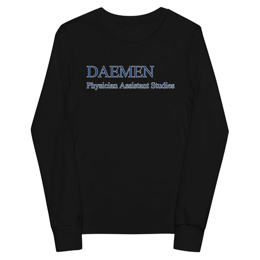 Performance | Youth Long Sleeve T-Shirt | Daemen Physician Assistant | Care Collective Logo