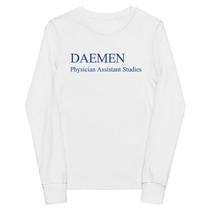Performance | Youth Long Sleeve T-Shirt | Daemen Physician Assistant | Care Collective Logo