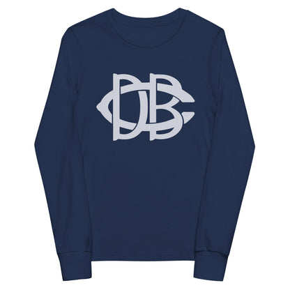 Performance | Youth Long Sleeve T-Shirt | Dallas Baseball Club | Interlocking DB Crest Logo