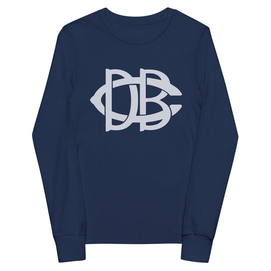 Performance | Youth Long Sleeve T-Shirt | Dallas Baseball Club | Interlocking DB Crest Logo