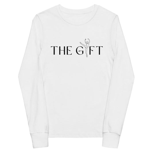 Performance | Youth Long Sleeve T-Shirt | Dancin' Time Studios | Lyric Dancer Logo