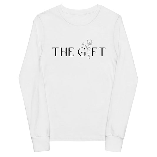 Performance | Youth Long Sleeve T-Shirt | Dancin' Time Studios | Lyric Dancer Logo