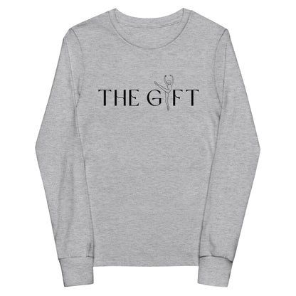 Performance | Youth Long Sleeve T-Shirt | Dancin' Time Studios | Lyric Dancer Logo