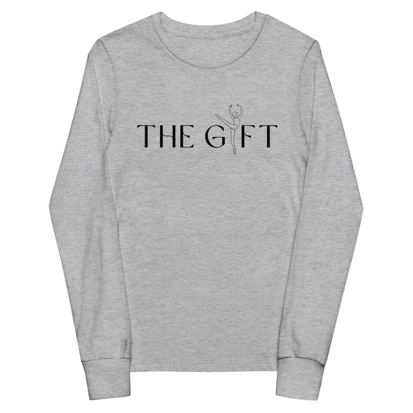 Performance | Youth Long Sleeve T-Shirt | Dancin' Time Studios | Lyric Dancer Logo