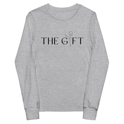 Performance | Youth Long Sleeve T-Shirt | Dancin' Time Studios | Lyric Dancer Logo