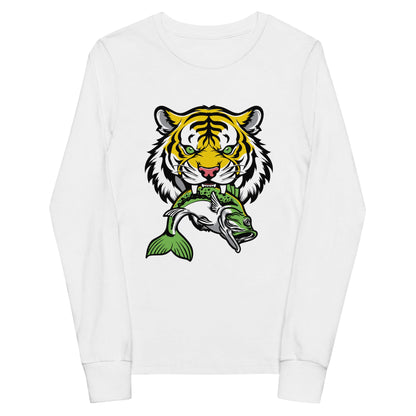 Performance | Youth Long Sleeve T-Shirt | DeKalb Fishing Team | Mascot Logo