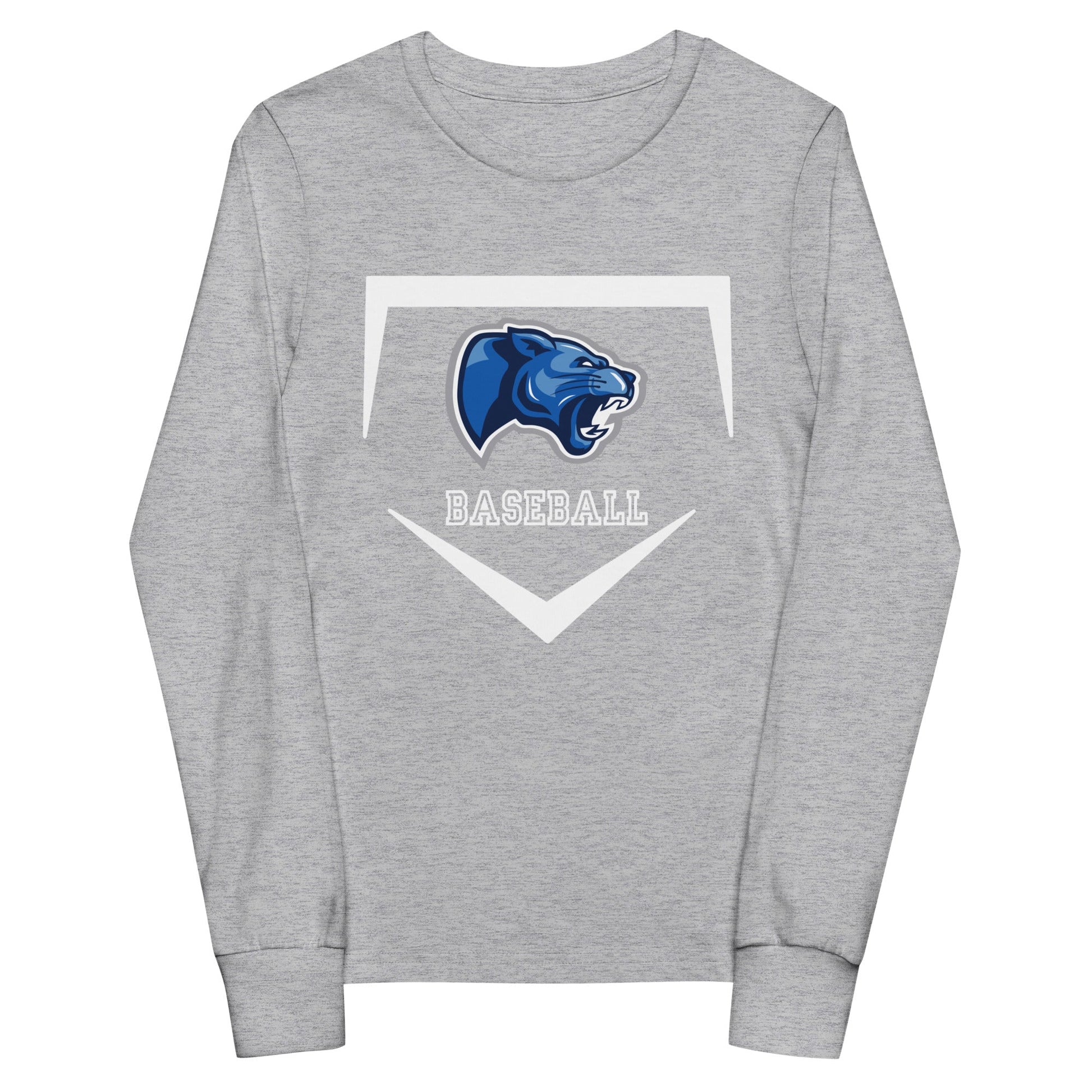 Performance | Youth Long Sleeve T-Shirt | Denmark Technical College | Baseball Logo