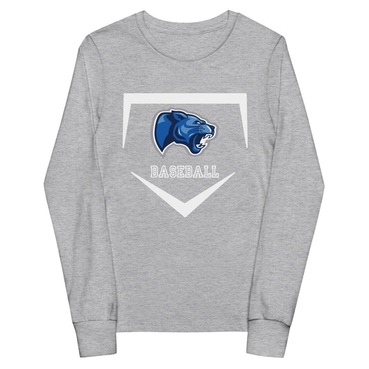 Performance | Youth Long Sleeve T-Shirt | Denmark Technical College | Baseball Logo