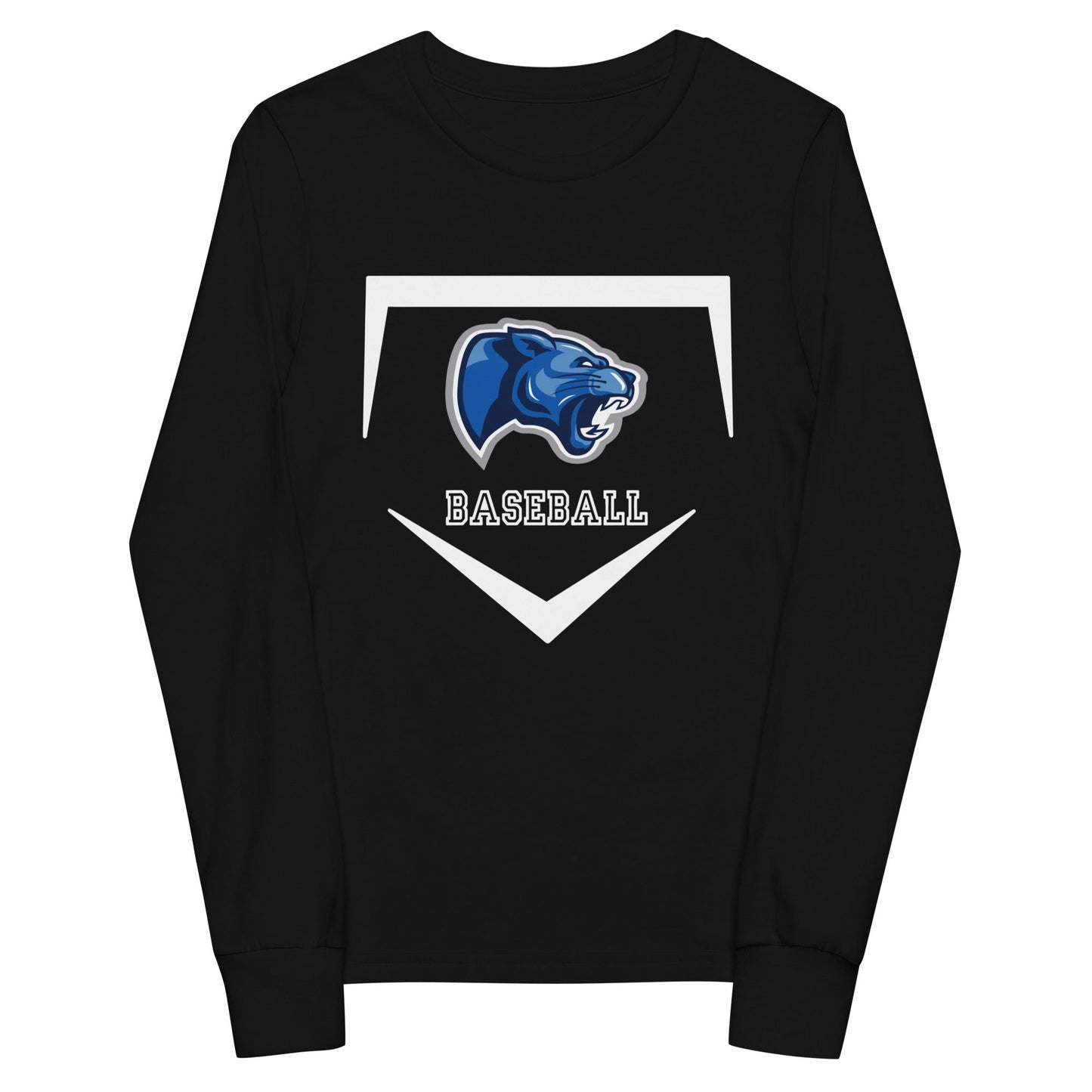 Performance | Youth Long Sleeve T-Shirt | Denmark Technical College | Baseball Logo