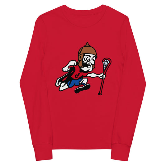Performance | Youth Long Sleeve T-Shirt | Detroit Lacrosse | Crest Logo