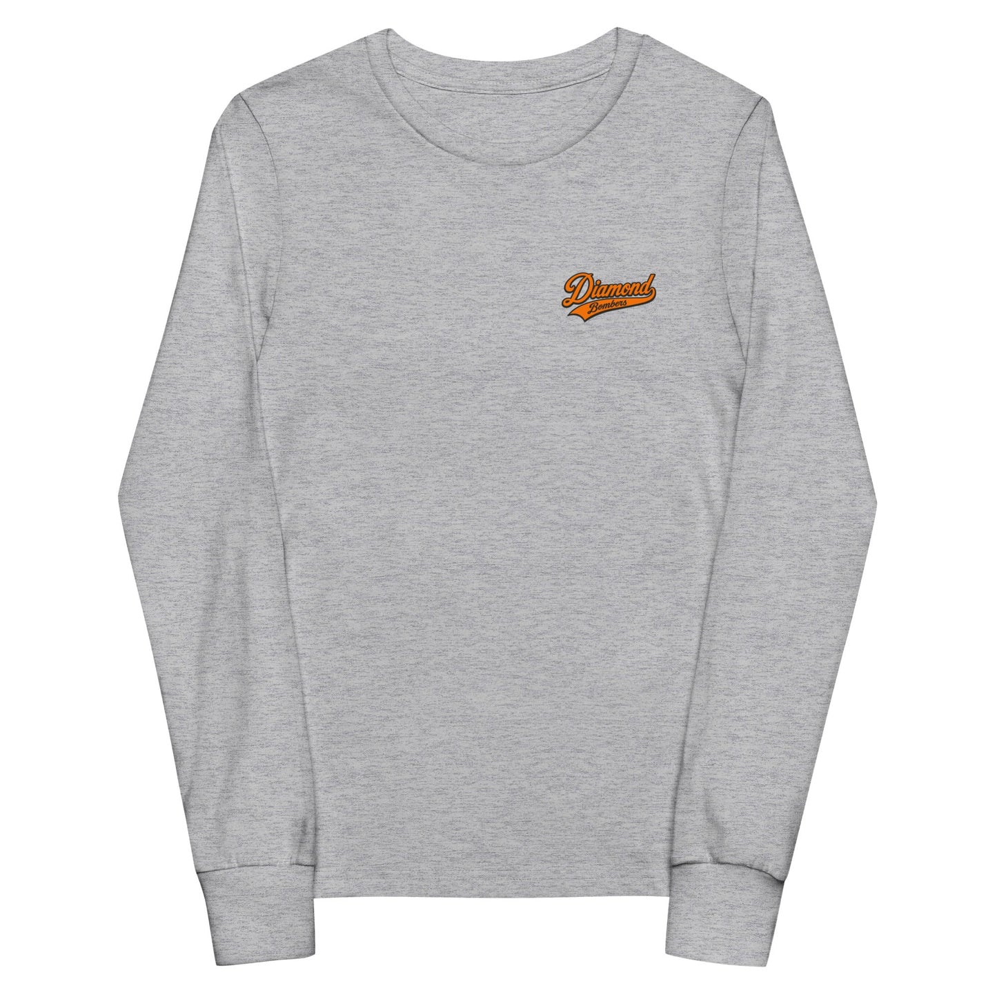 Performance | Youth Long Sleeve T-Shirt | Diamond Bombers | Athletics Logo