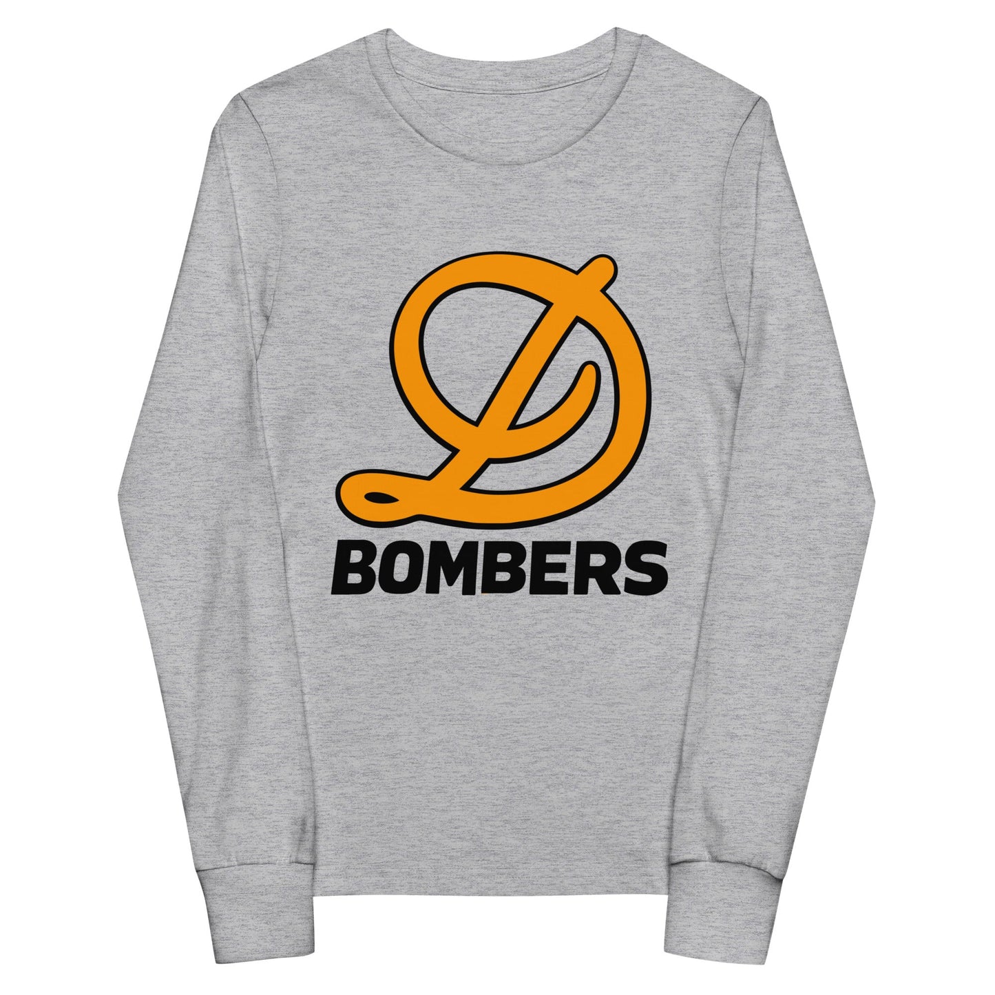 Performance | Youth Long Sleeve T-Shirt | Diamond Bombers | D-Mark Logo