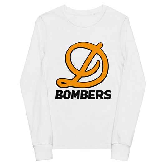 Performance | Youth Long Sleeve T-Shirt | Diamond Bombers | D-Mark Logo