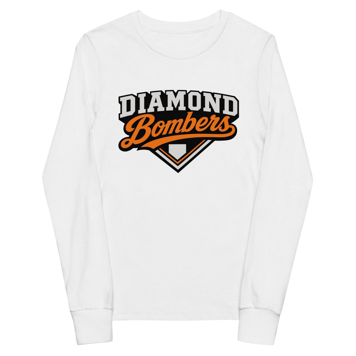 Performance | Youth Long Sleeve T-Shirt | Diamond Bombers | Emblem Logo