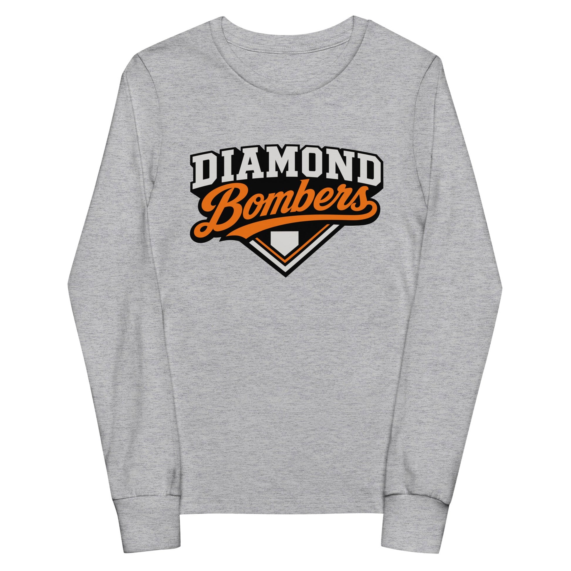 Performance | Youth Long Sleeve T-Shirt | Diamond Bombers | Emblem Logo