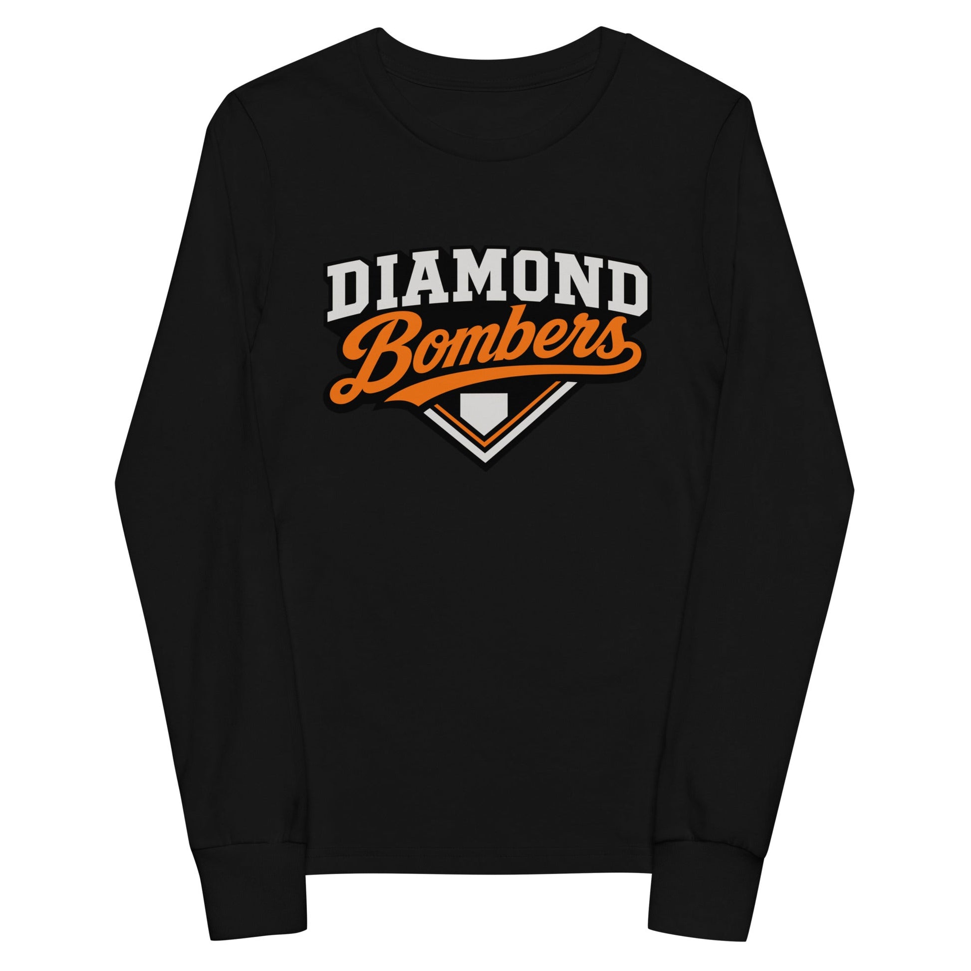 Performance | Youth Long Sleeve T-Shirt | Diamond Bombers | Emblem Logo