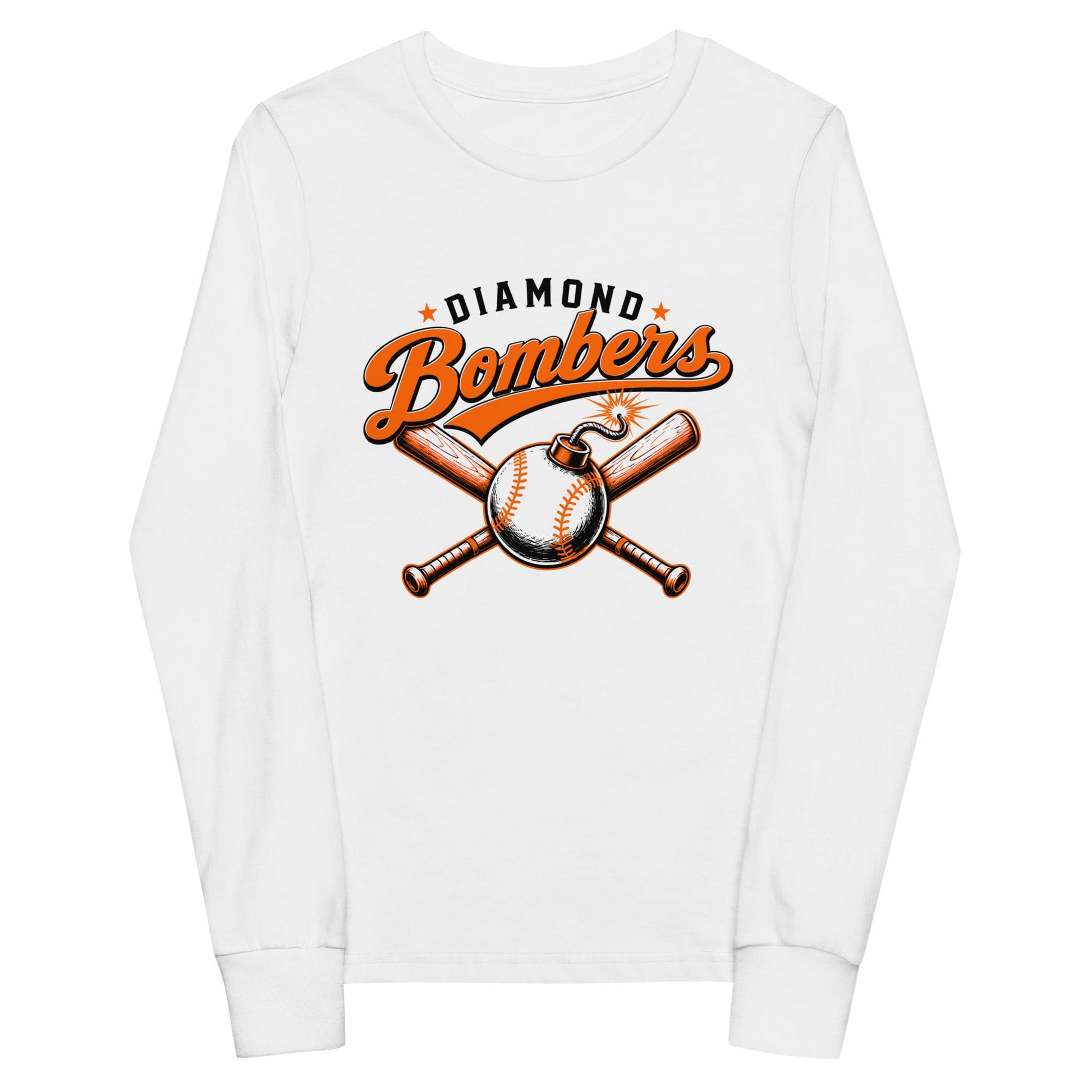 Performance | Youth Long Sleeve T-Shirt | Diamond Bombers | Vanguard Logo