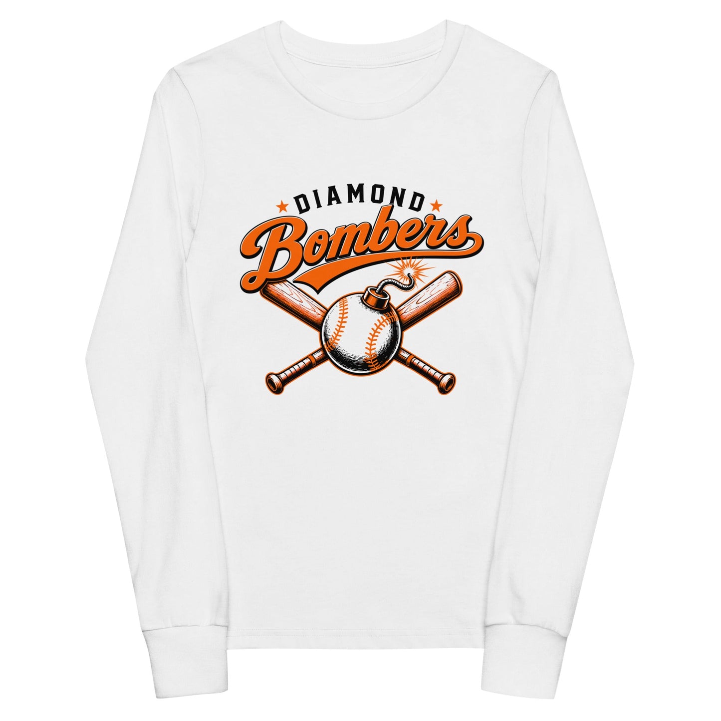 Performance | Youth Long Sleeve T-Shirt | Diamond Bombers | Vanguard Logo