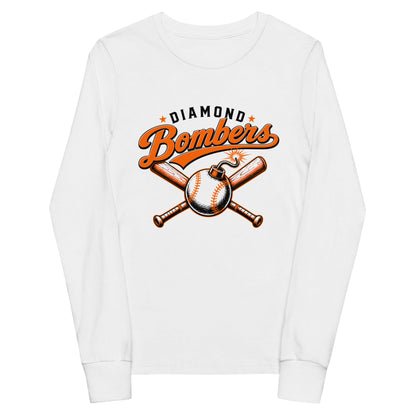 Performance | Youth Long Sleeve T-Shirt | Diamond Bombers | Vanguard Logo