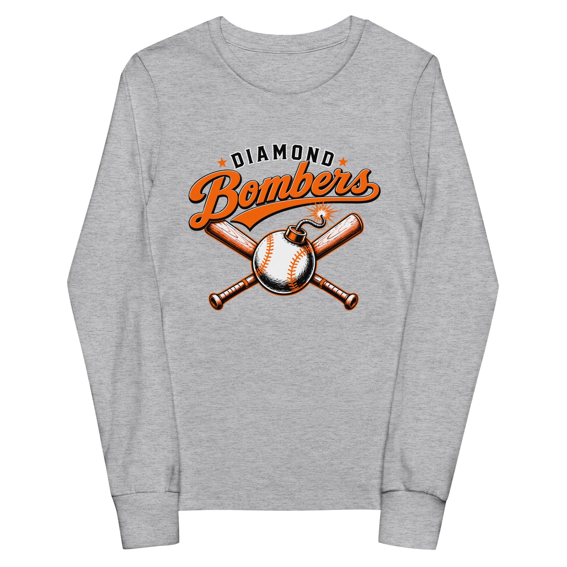Performance | Youth Long Sleeve T-Shirt | Diamond Bombers | Vanguard Logo