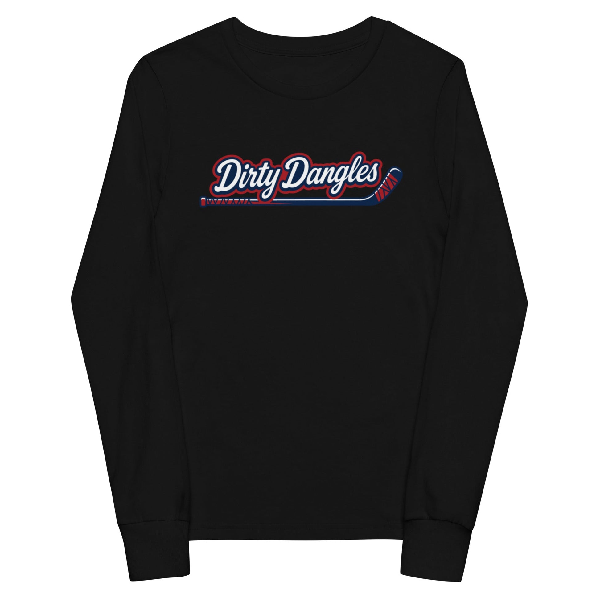Performance | Youth Long Sleeve T-Shirt | Dirty Dangles | Script Logo