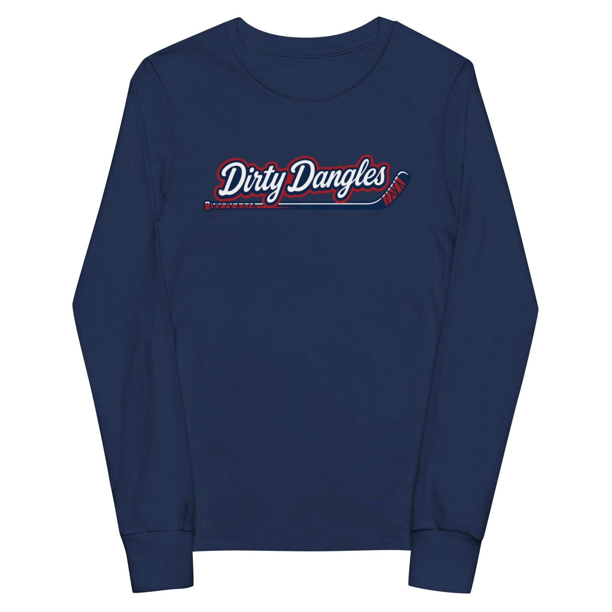 Performance | Youth Long Sleeve T-Shirt | Dirty Dangles | Script Logo