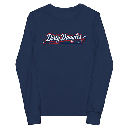 Performance | Youth Long Sleeve T-Shirt | Dirty Dangles | Script Logo