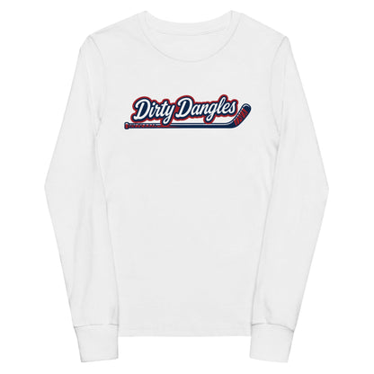 Performance | Youth Long Sleeve T-Shirt | Dirty Dangles | Script Logo