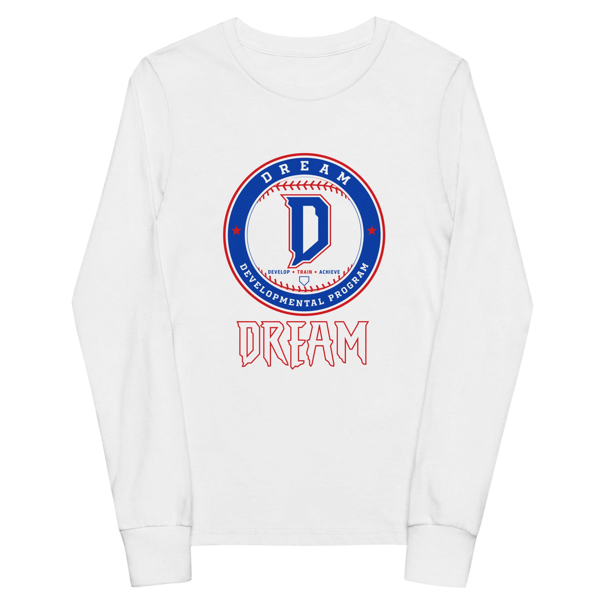 Performance | Youth Long Sleeve T-Shirt | Dream Developmental Program | Valor Logo