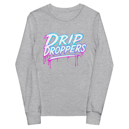 Performance | Youth Long Sleeve T-Shirt | Drip Droppers | Alt Logo