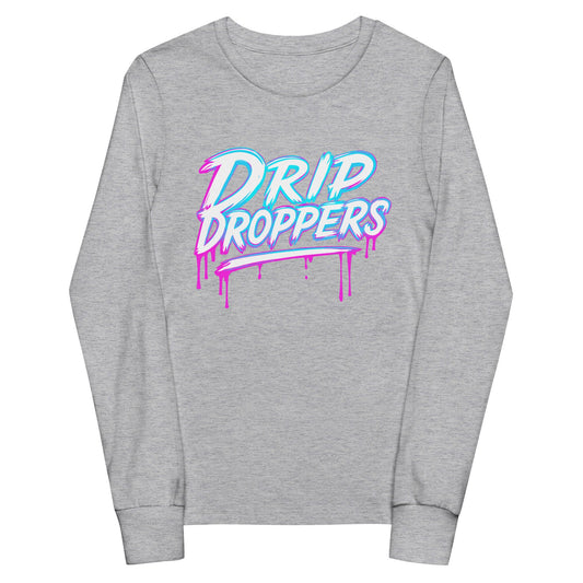 Performance | Youth Long Sleeve T-Shirt | Drip Droppers | Alt Logo