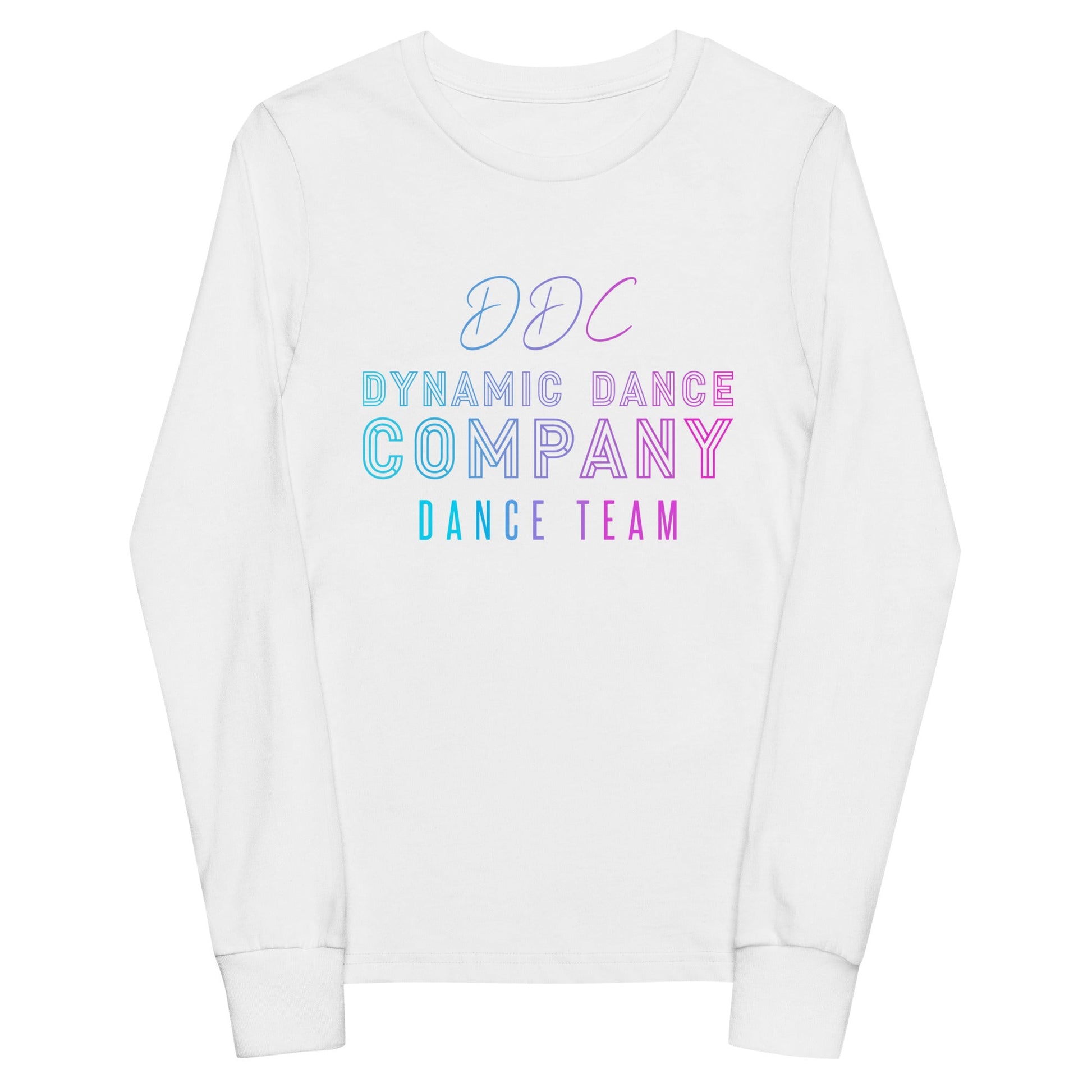 Performance | Youth Long Sleeve T-Shirt | Dynamic Dance Company | Damce Team Logo
