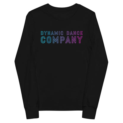 Performance | Youth Long Sleeve T-Shirt | Dynamic Dance Company | Logo