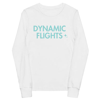 Performance | Youth Long Sleeve T-Shirt | Dynamic Flights Gymnastics | Alt Logo 2