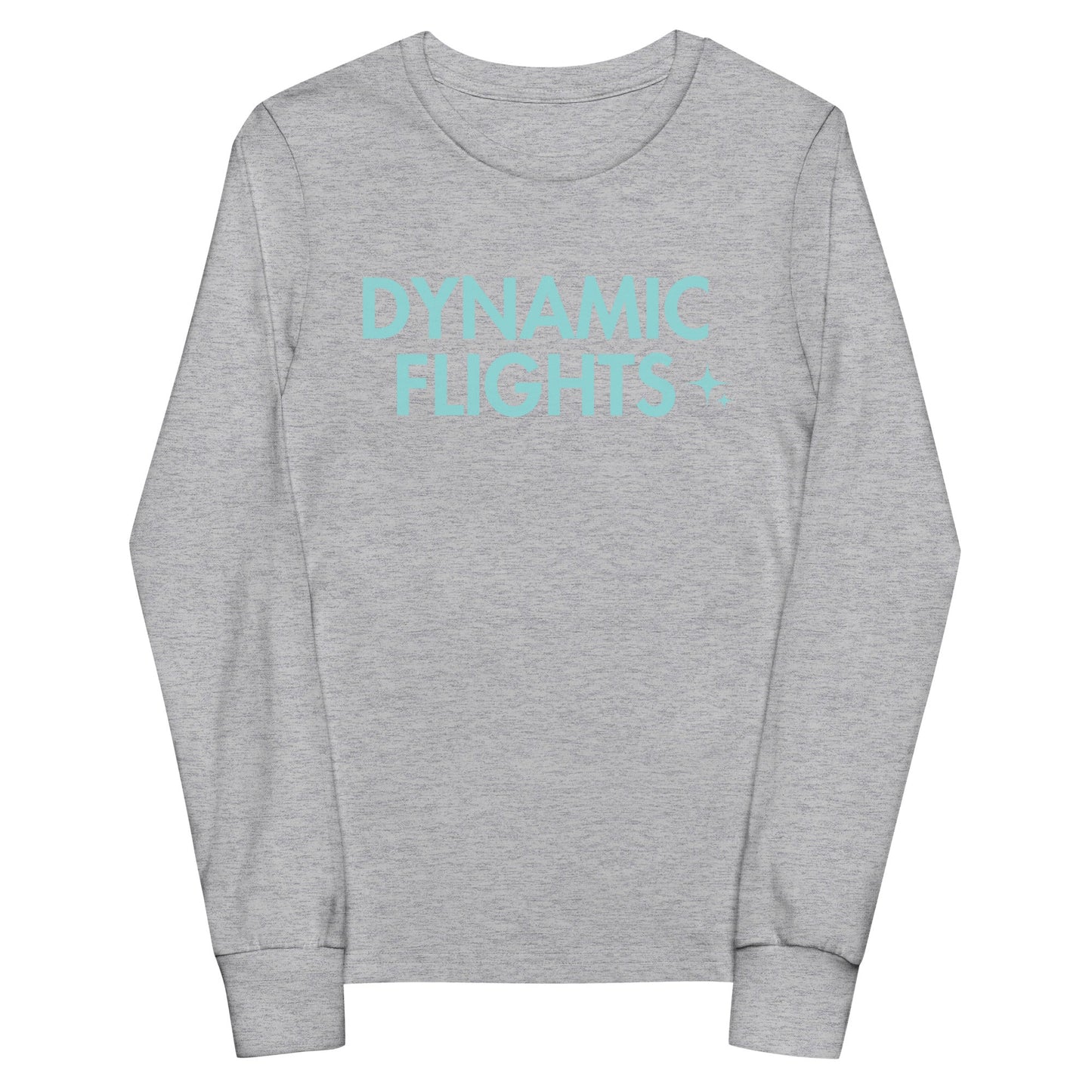 Performance | Youth Long Sleeve T-Shirt | Dynamic Flights Gymnastics | Alt Logo 2