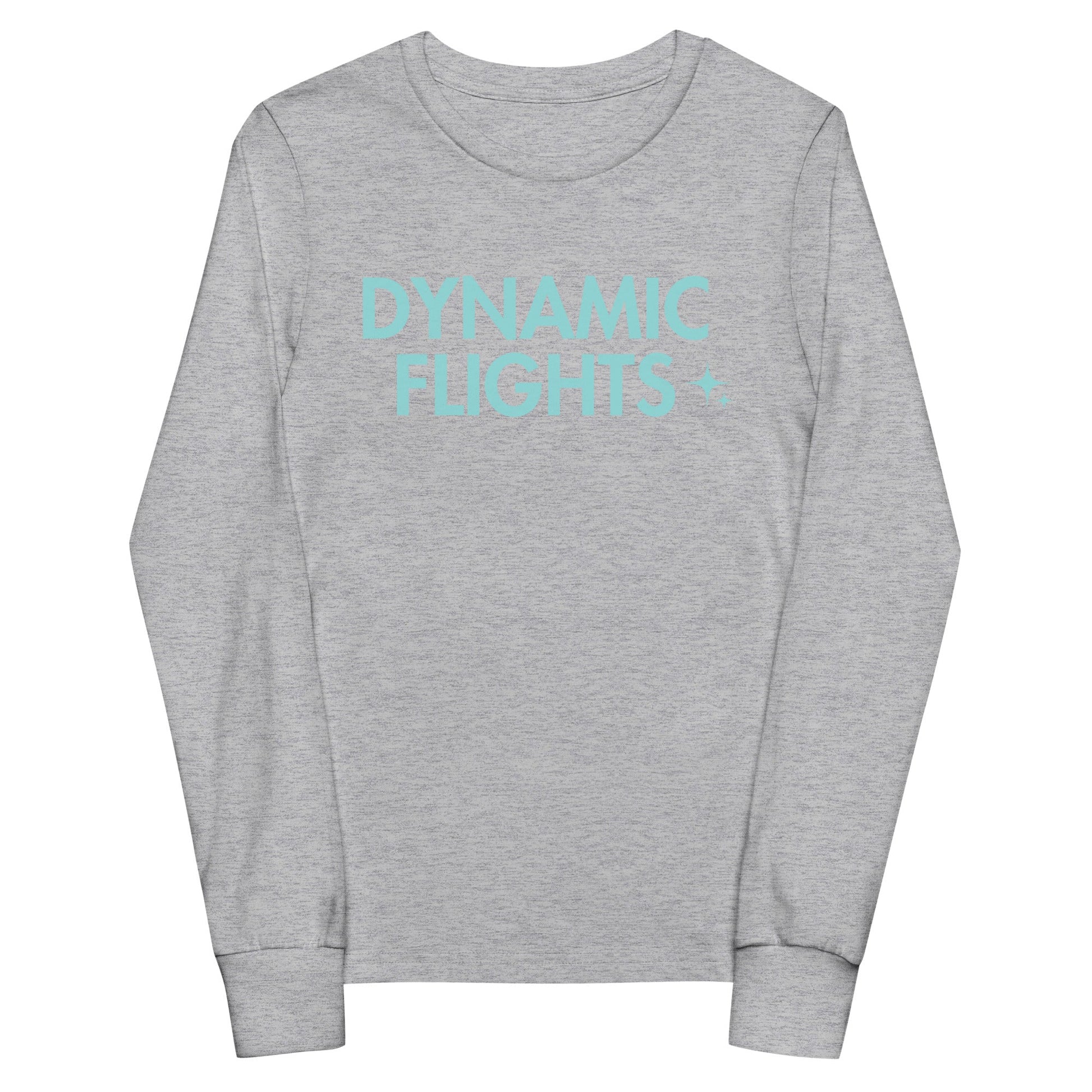 Performance | Youth Long Sleeve T-Shirt | Dynamic Flights Gymnastics | Alt Logo 2