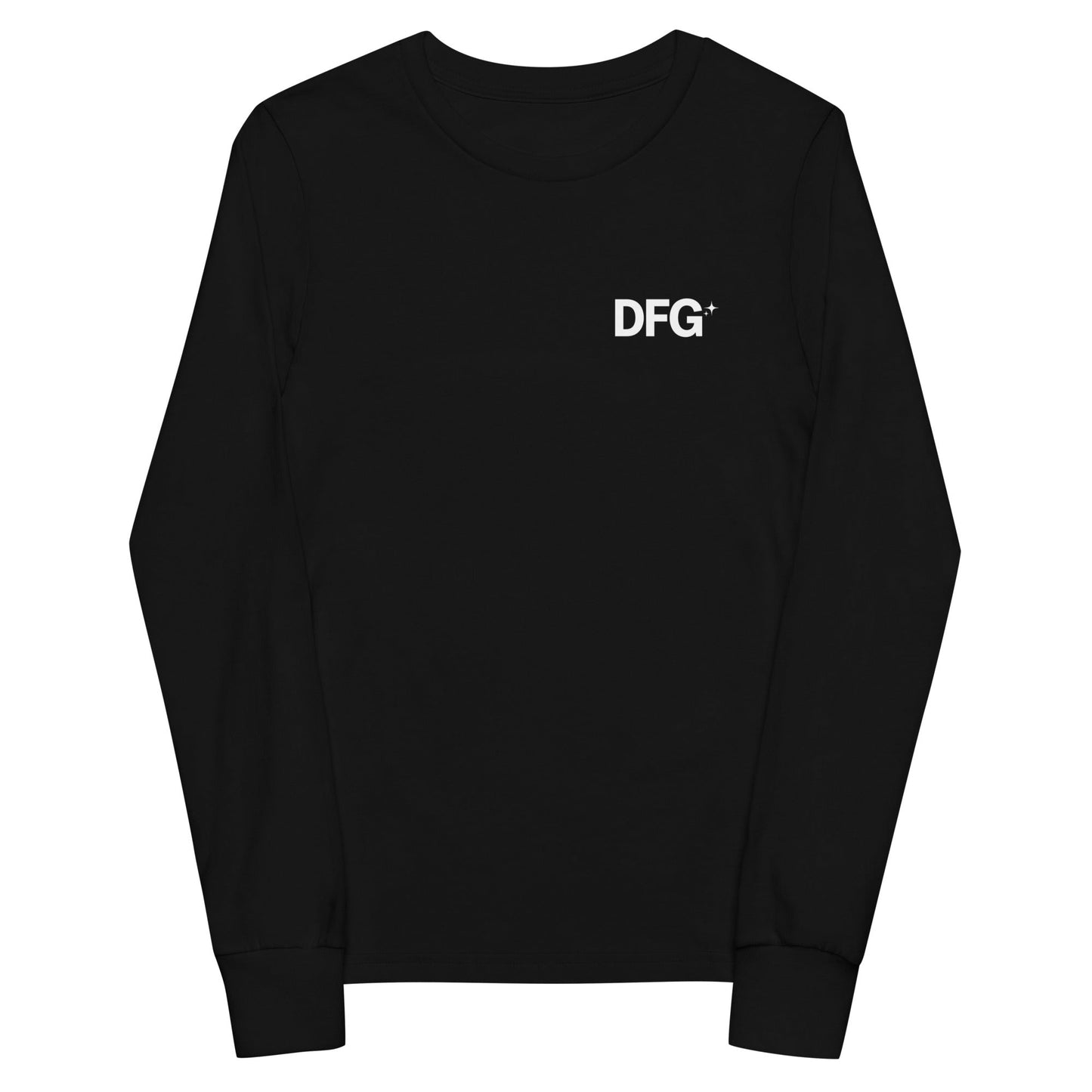 Performance | Youth Long Sleeve T-Shirt | Dynamic Flights Gymnastics | DFG Logo