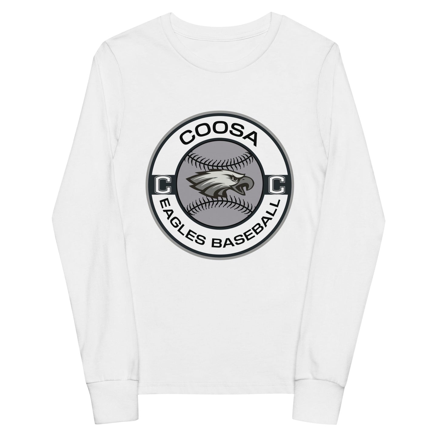 Performance | Youth Long Sleeve T-Shirt | Eagles Baseball | Badge Logo