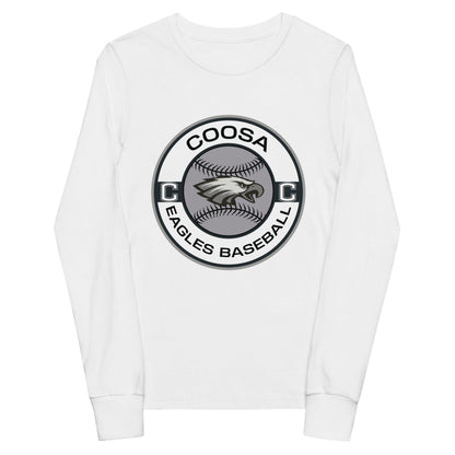 Performance | Youth Long Sleeve T-Shirt | Eagles Baseball | Badge Logo