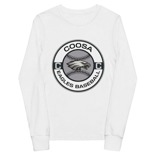 Performance | Youth Long Sleeve T-Shirt | Eagles Baseball | Badge Logo