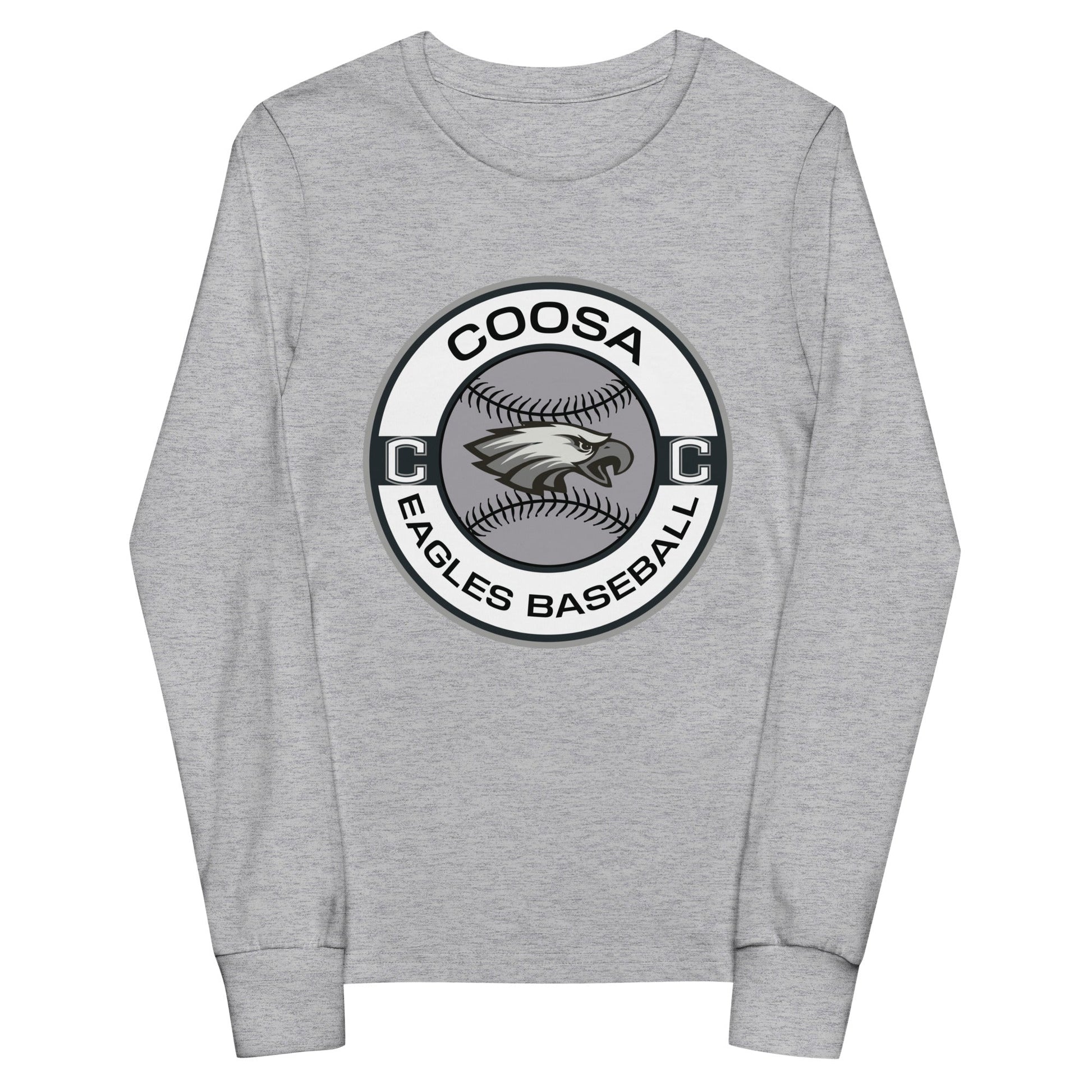 Performance | Youth Long Sleeve T-Shirt | Eagles Baseball | Badge Logo