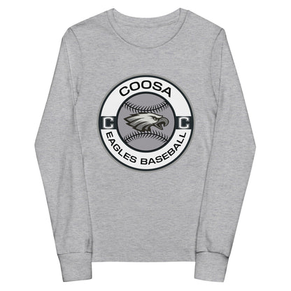 Performance | Youth Long Sleeve T-Shirt | Eagles Baseball | Badge Logo